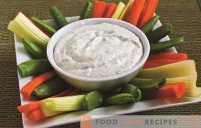 Salsas dietéticas: ¡la riqueza del sabor sin dañar la figura! Recetas de salsas de dieta de yogur, crema agria, tomates y otras verduras