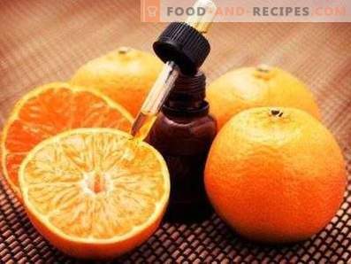 Ulei de portocale: proprietăți și utilizări
