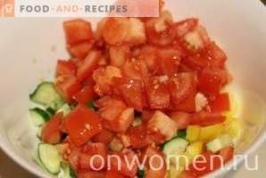 Salată greacă cu creveți