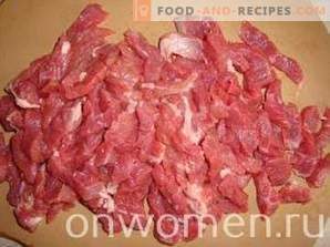 Stroganoff de carne de vită