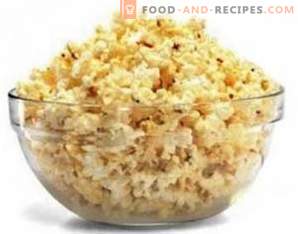 Beneficiile și daunele provocate de popcorn
