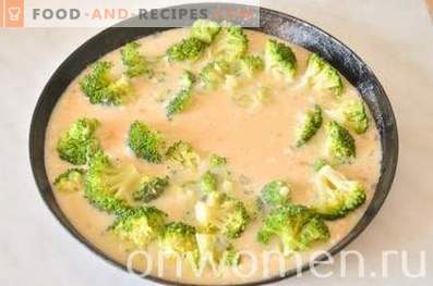 Omețel cu broccoli și brânză în cuptor