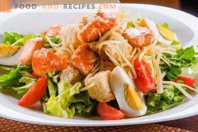 Salata de Caesar cu somon
