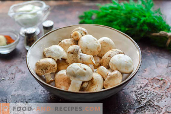 Ciuperci shashlik pe grătar sau în cuptor. Veți uita de carne