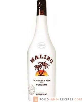 Cum se bea lichior Malibu