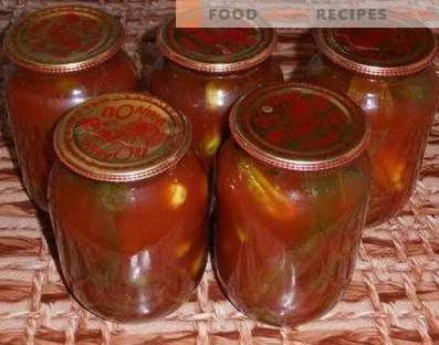 Pomidorų pasta agurkai žiemai