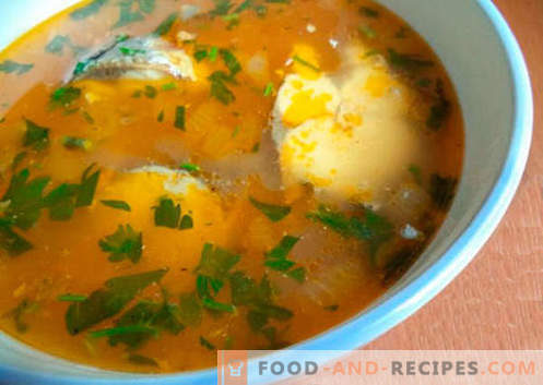 Supa de macrou - cele mai bune retete. Cum să gătești în mod corespunzător și gustos supa și macrou.