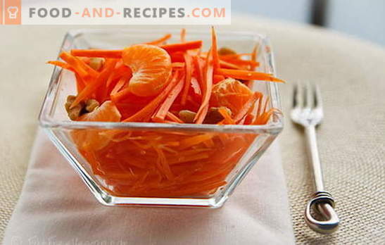 Salata de morcovi de vitamine: gustul și beneficiile unei mese simple. Retete pentru salata de morcovi de vitamine: desert sau gustare