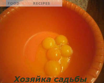 Tort de burete, rețetă clasică cu fotografii, 6 ouă, 4 ouă, cu smântână, în cuptor, multi-aragaz